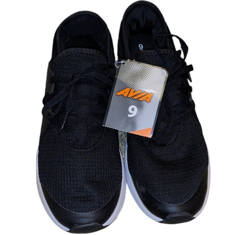 Women's Black & White Avia Memory Foam Athletic Lightweight Sneakers Shoes NWT - Picture 11 of 11